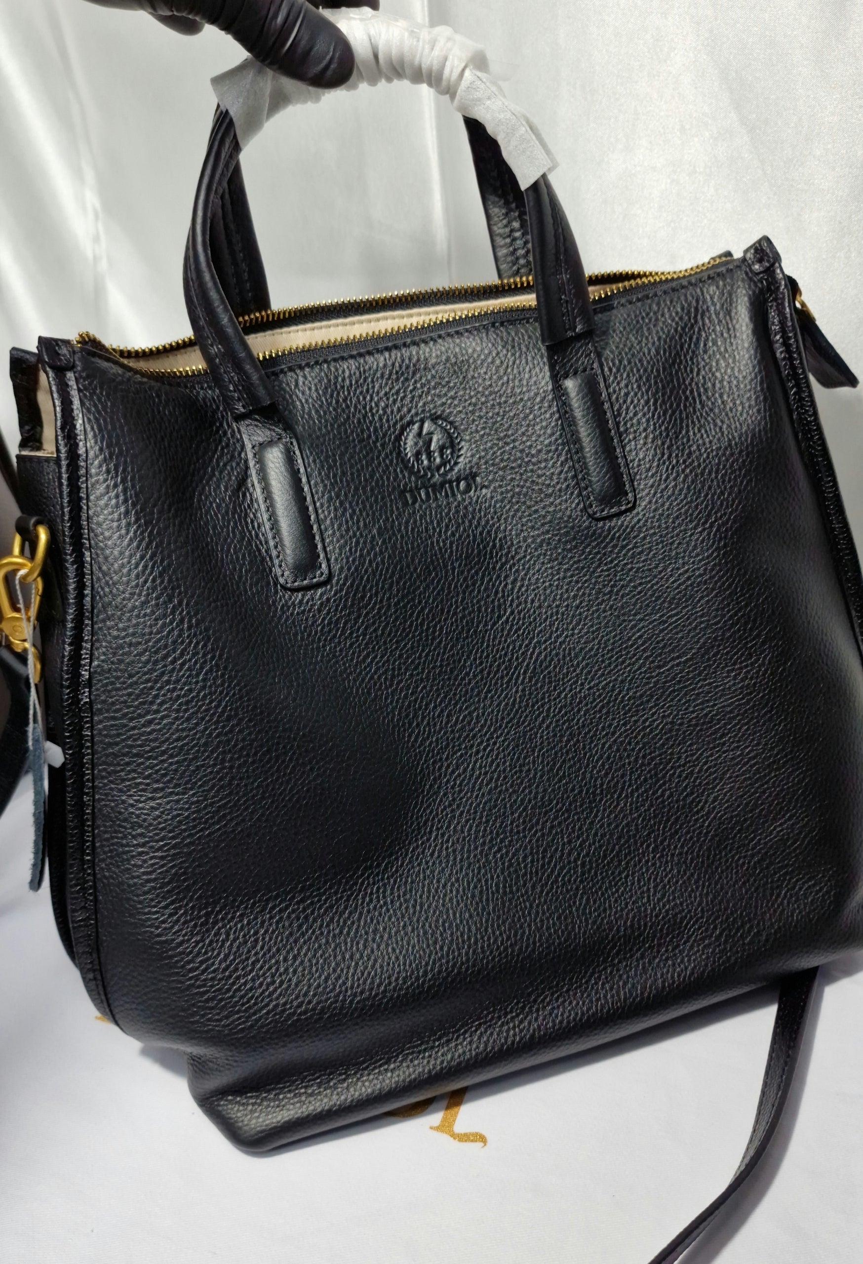 Borsa Tote in Pelle Martellata "Mila"