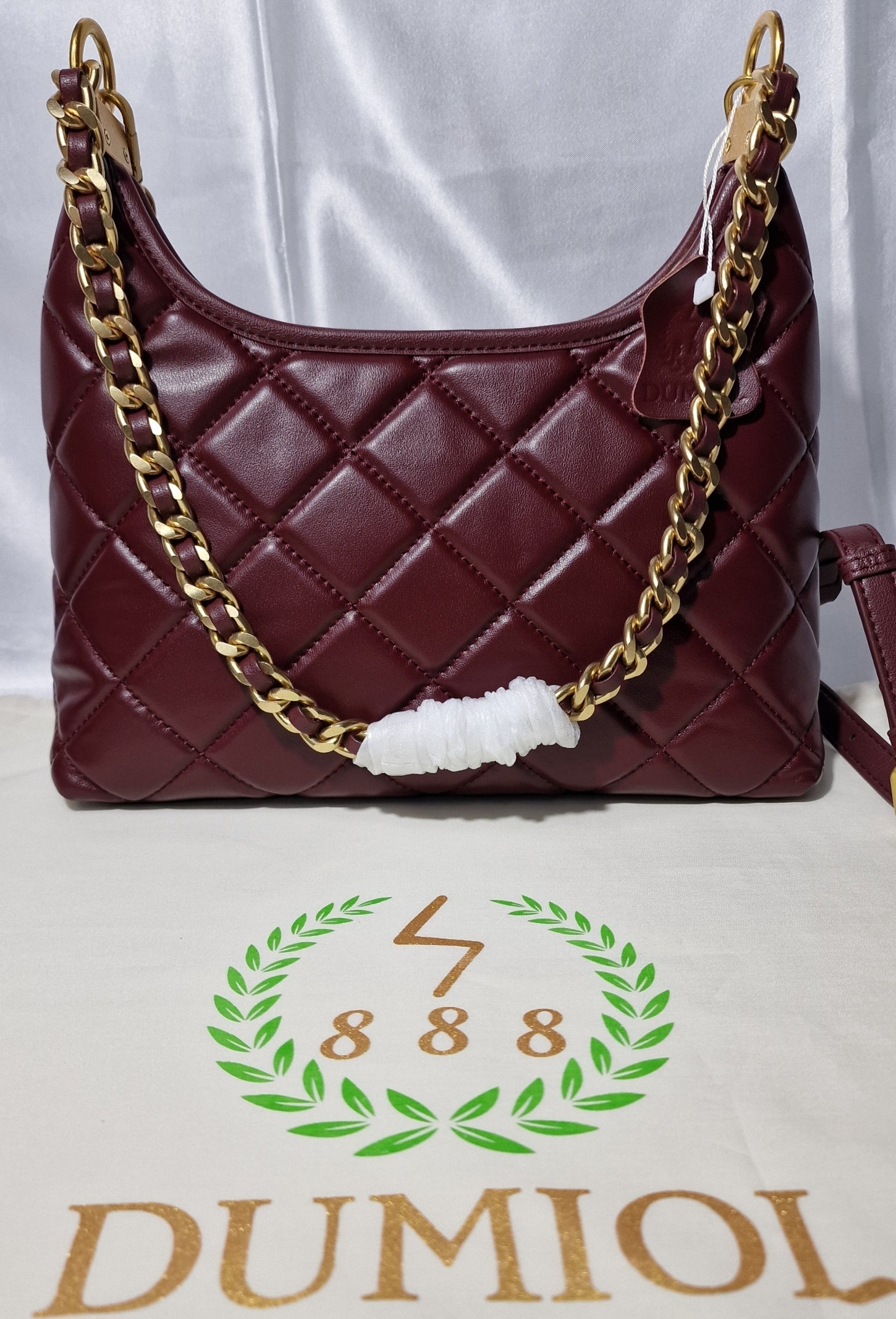 Borsa "Ayla” Trapuntata – Bordeaux