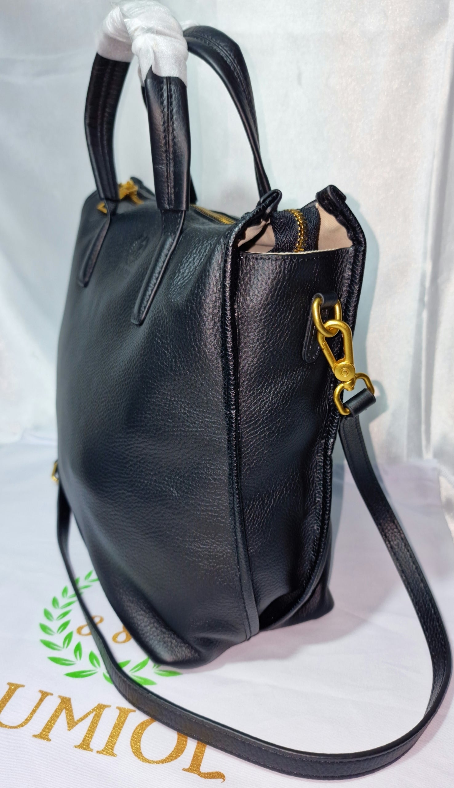 Borsa Tote in Pelle Martellata "Mila"