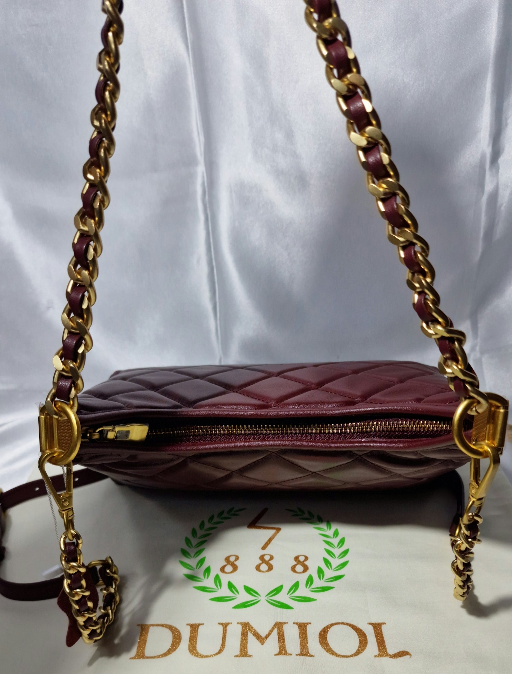 Borsa "Ayla” Trapuntata – Bordeaux